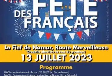 fête nationale française au fief citadelle namur