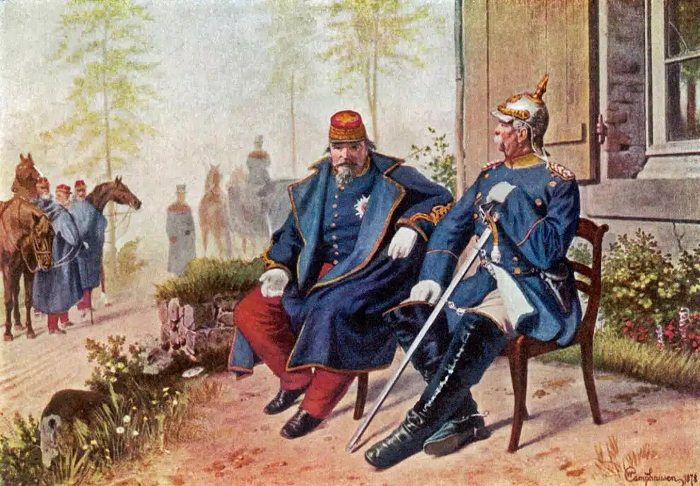 bismarck et napoléon iii à donchéry, 2 septembre 1870